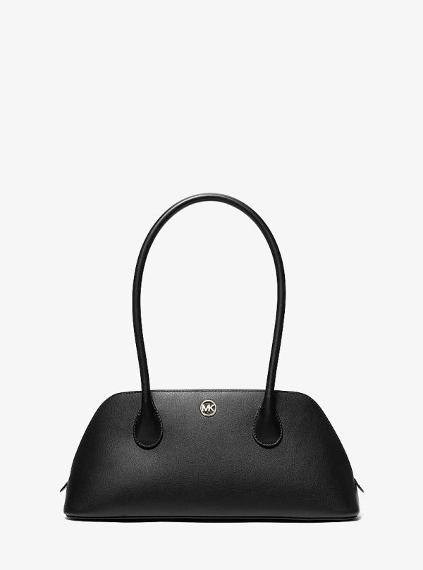 Michael Kors Petra Medium Leather Shoulder Bag