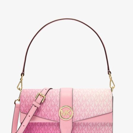Michael Kors Greenwich Medium Ombre Signature Logo Convertible Shoulder Bag