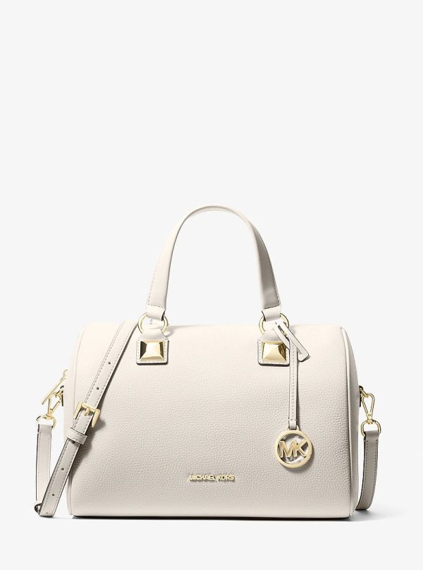 Michael Kors Grayson Medium Pebbled Leather Duffel Bag