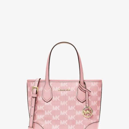 Michael Kors Eva Extra-Small Logo Jacquard Convertible Tote Bag