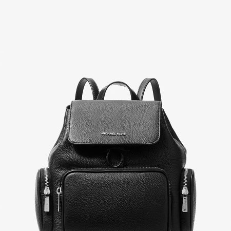 Michael Kors Merritt Small Pebbled Leather Cargo Backpack