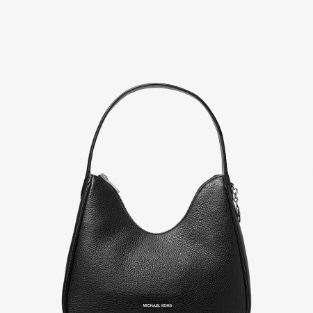 Michael Kors Nayla Small Pebbled Leather Hobo Shoulder Bag