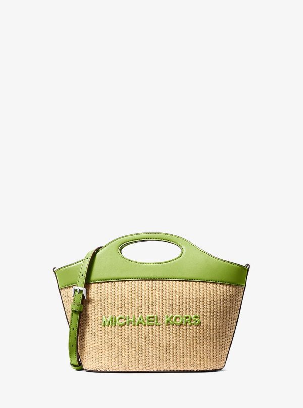 Michael Kors Tatum Medium Woven Convertible Crossbody Bag