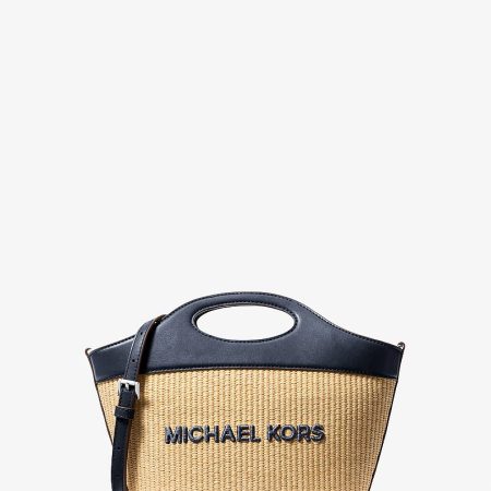 Michael Kors Tatum Medium Woven Convertible Crossbody Bag