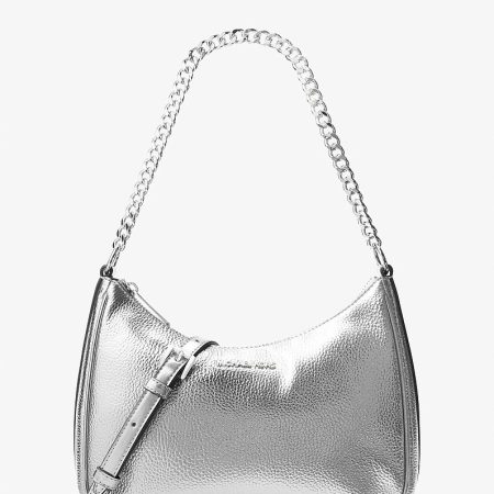 Michael Kors Jet Set Travel Large Metallic Convertible Crossbody Bag