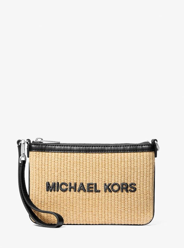 Michael Kors Jet Set Travel Small Woven Wristlet