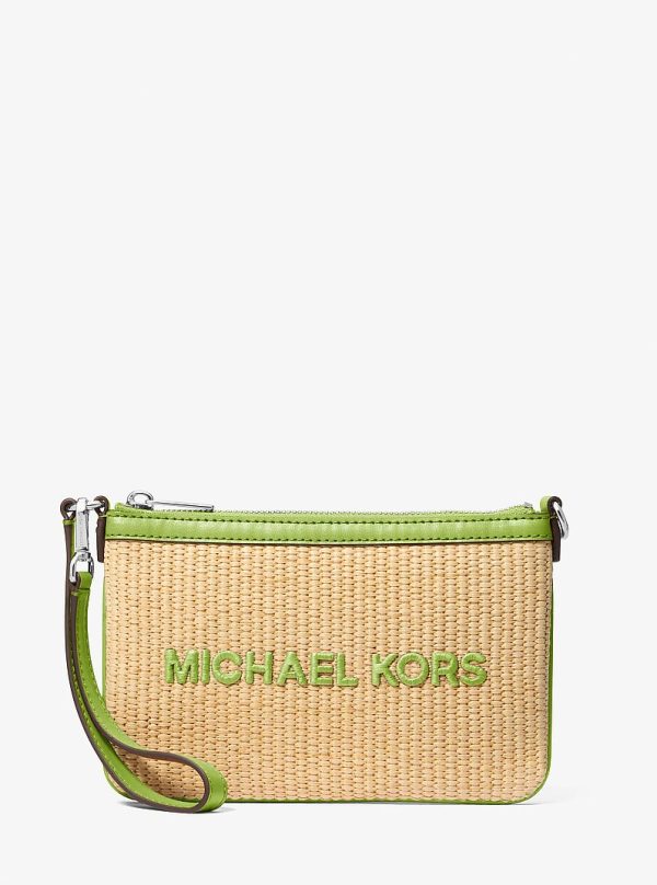 Michael Kors Jet Set Travel Small Woven Wristlet