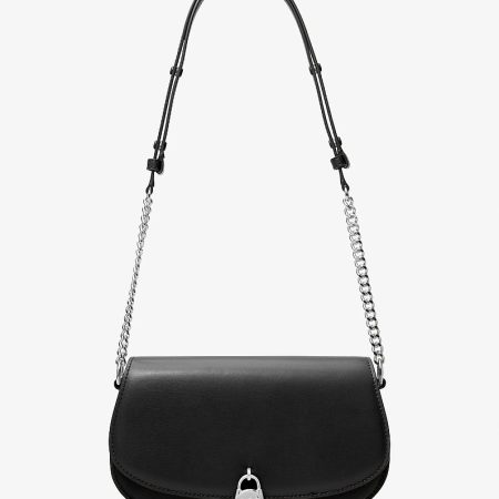 Michael Kors Mila Medium Leather Messenger Bag