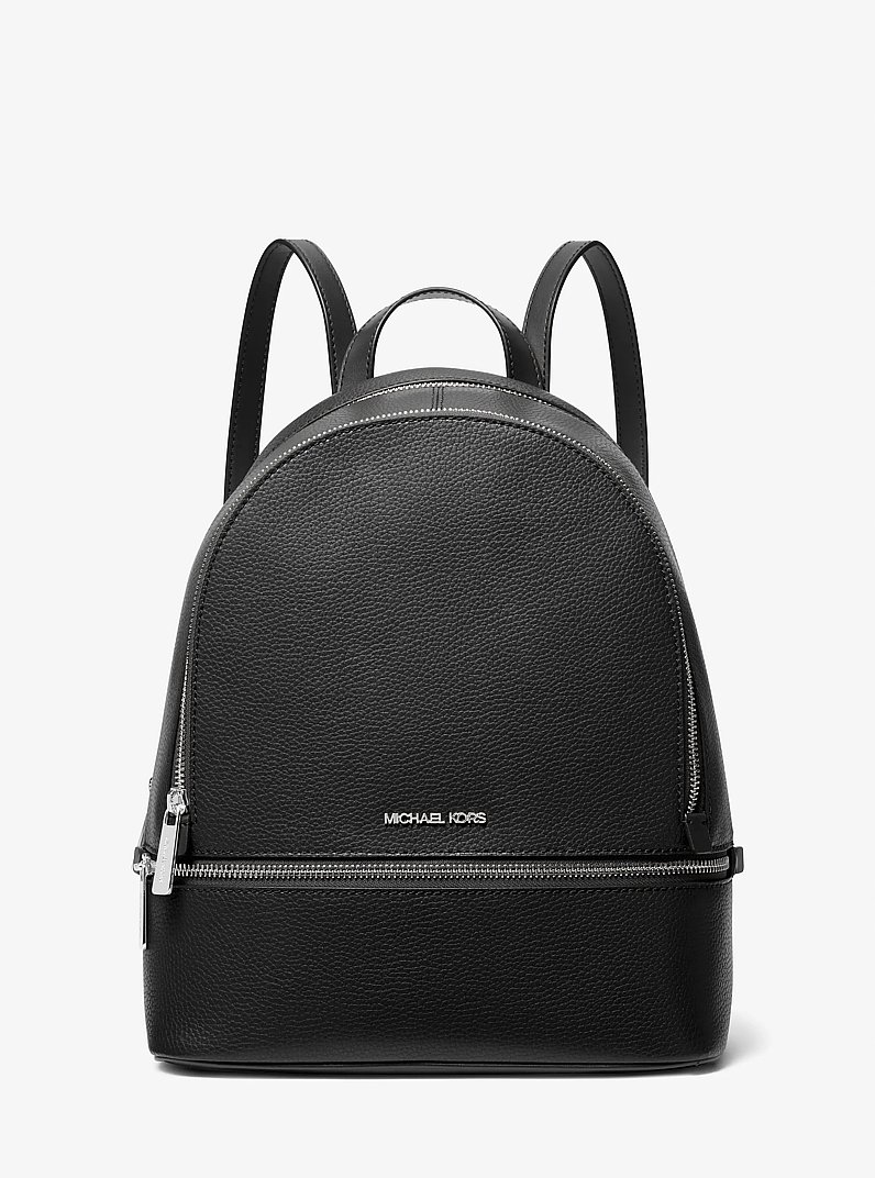 Michael Kors Rhea Medium Pebbled Leather Backpack - Image 2
