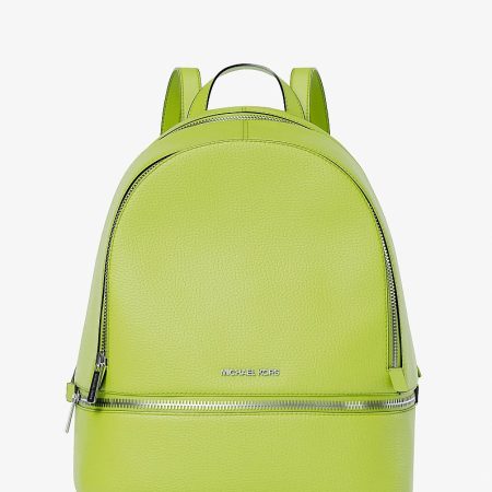 Michael Kors Rhea Medium Pebbled Leather Backpack