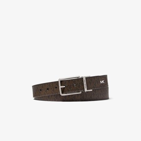 Michael Kors Reversible Logo and Leather Belt