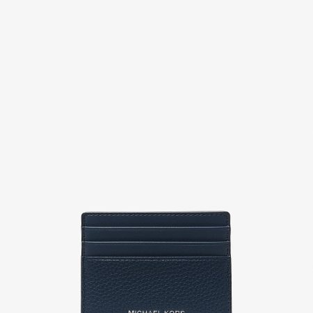 Michael Kors Cooper Pebbled Leather Tall Card Case