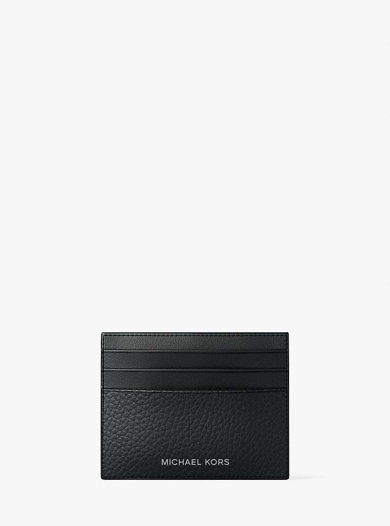 Michael Kors Cooper Pebbled Leather Card Case - Image 2