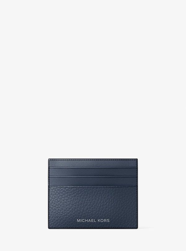 Michael Kors Cooper Pebbled Leather Card Case