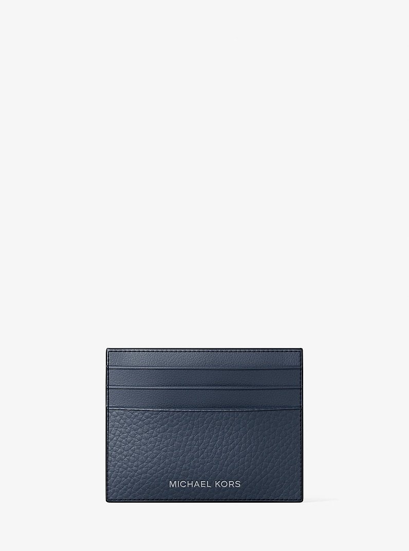 Michael Kors Cooper Pebbled Leather Card Case