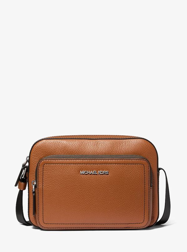 Michael Kors Cooper Pebbled Leather Utility Crossbody Bag