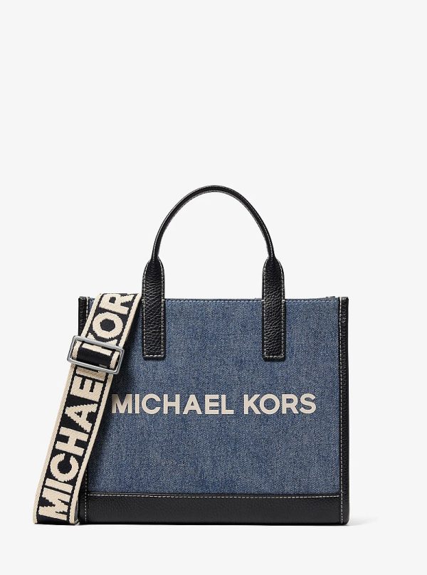 Michael Kors Cooper Denim Convertible Crossbody Bag