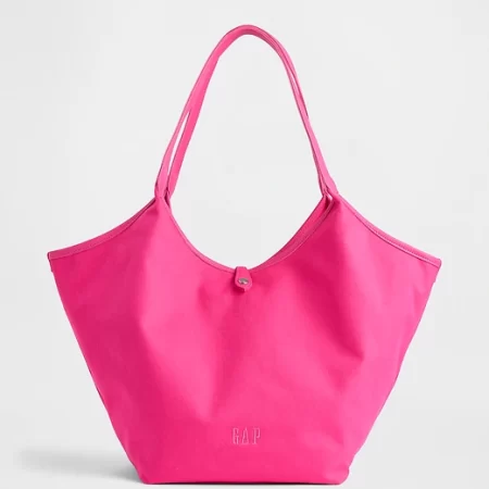 Gap Canvas Slouchy Tote Bag Neon Pink Glow - Preorder