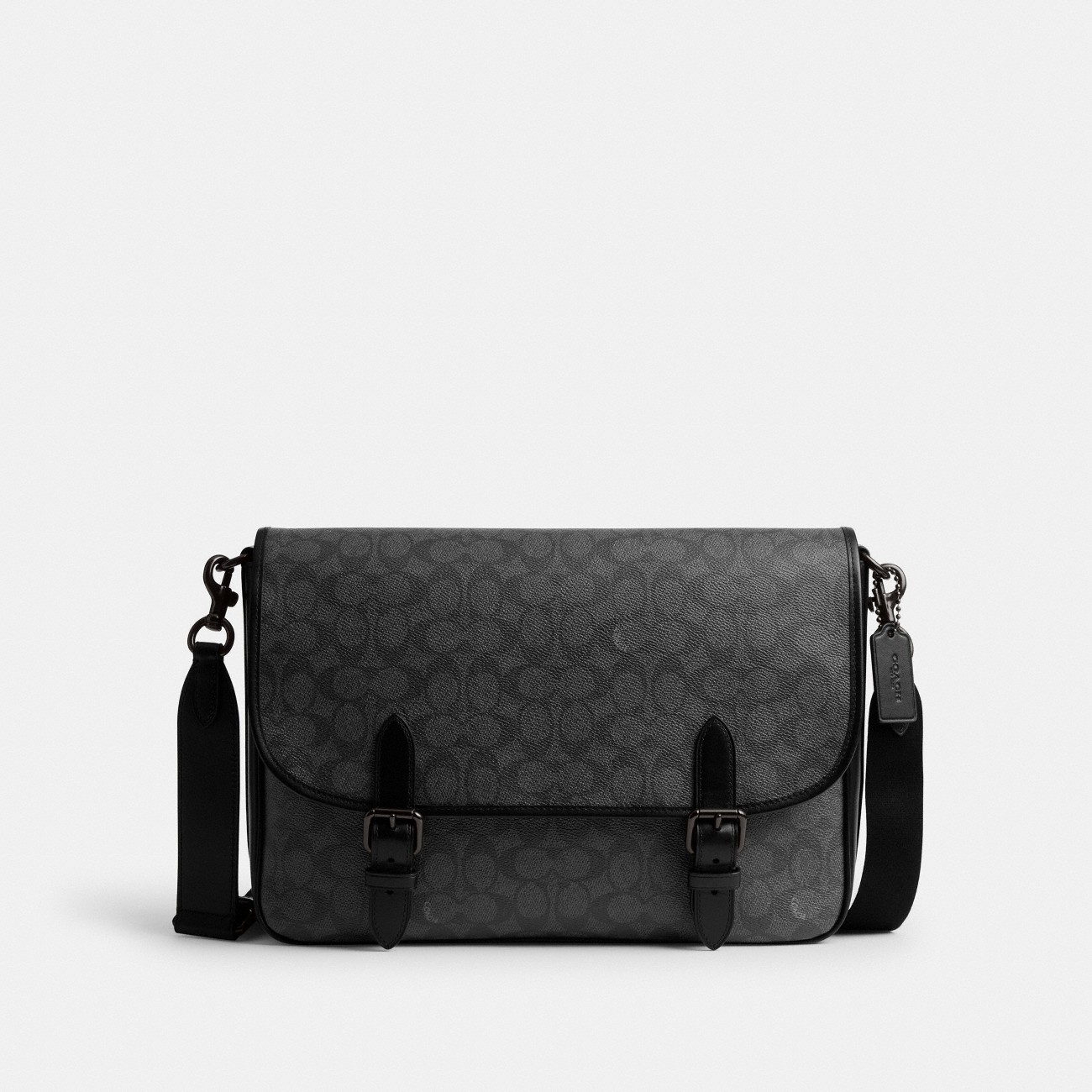 Coach Hitch Messenger Bag In Signature Canvas Preorder