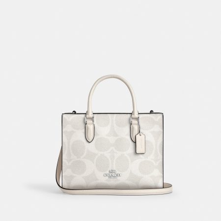 Coach Maggie Small Tote Bag In Signature Canvas Preorder