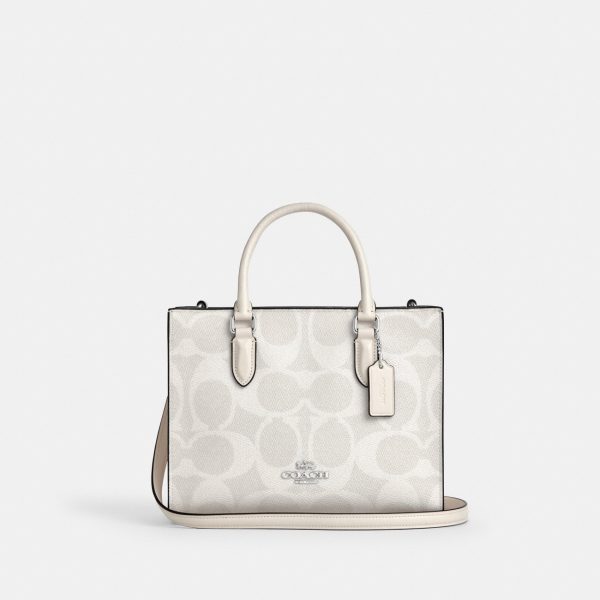 Coach Maggie Small Tote Bag In Signature Canvas Preorder
