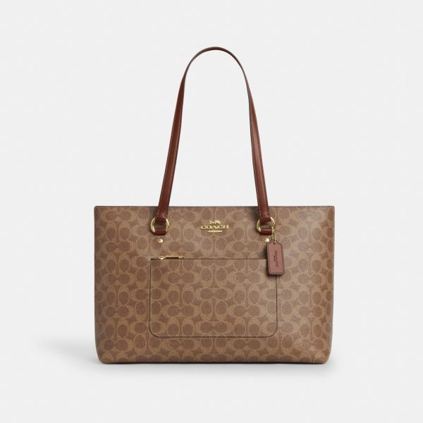 Coach Station Tote Bag In Signature Canvas Preorder