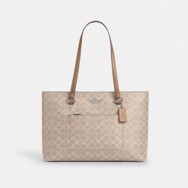 Coach Station Tote Bag In Signature Canvas Preorder