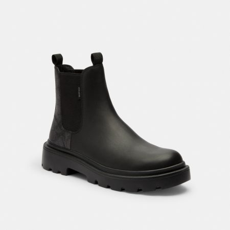 Coach Chelsea Boot With Signature Canvas Preorder