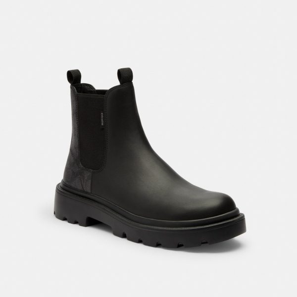 Coach Chelsea Boot With Signature Canvas Preorder