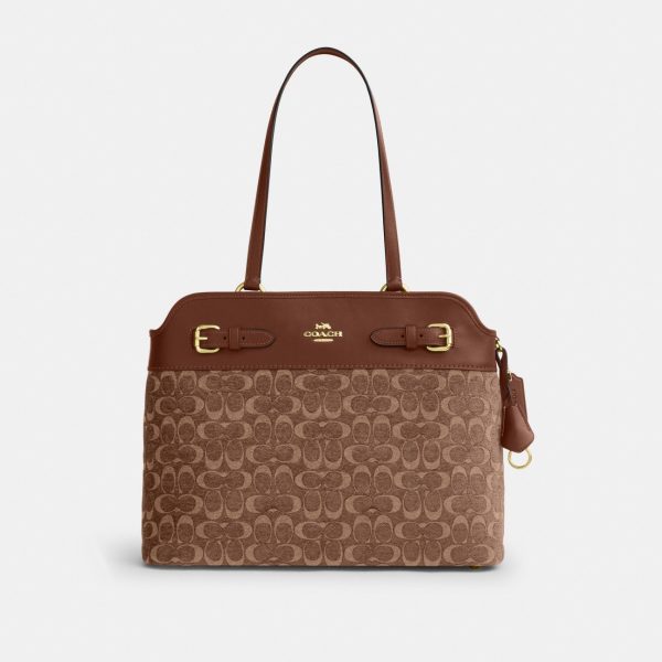 Coach Easton Tote Bag In Signature Chenille Preorder