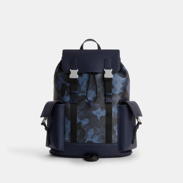 Coach Clark Backpack In Signature Camo Print Preorder
