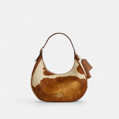 Coach Emily Shoulder Bag In Haircalf With Cow Print Preorder