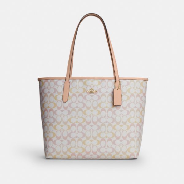 Coach City Tote Bag In Signature Canvas Preorder