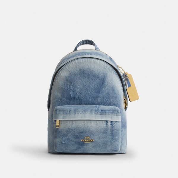 Coach Taylor Small Backpack In Loved Denim Preorder