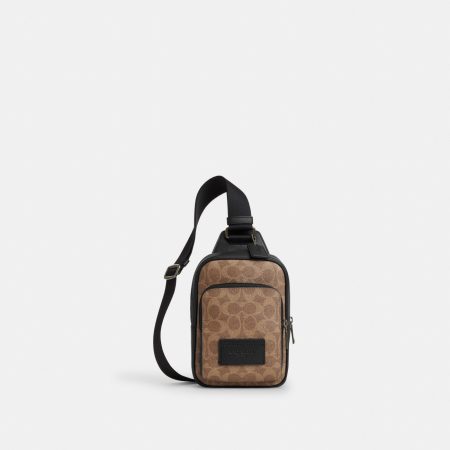 Coach Racer Sling Pack In Signature Canvas Preorder