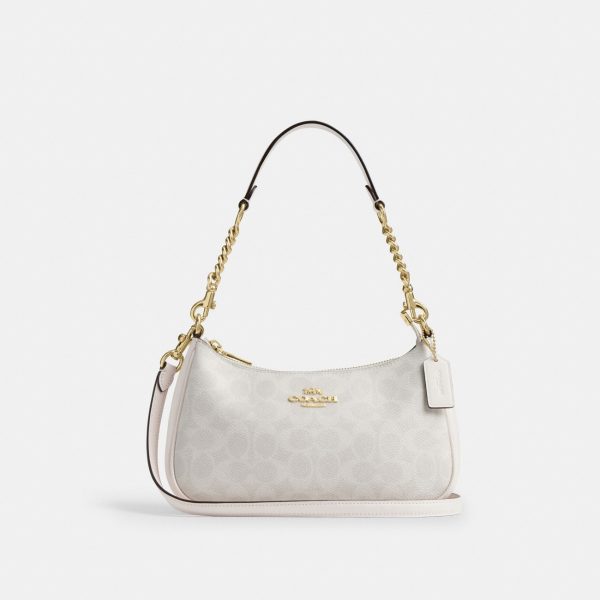 Coach Teri Shoulder Bag In Signature Canvas Preorder
