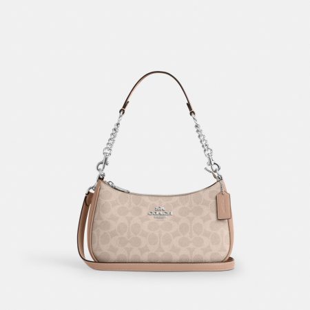 Coach Teri Shoulder Bag In Signature Canvas Preorder