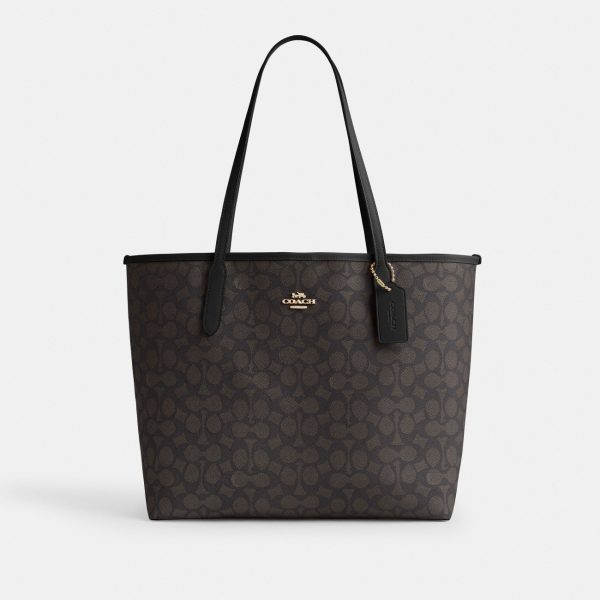 Coach City Tote Bag In Signature Canvas Preorder