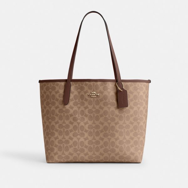 Coach City Tote Bag In Signature Canvas Preorder