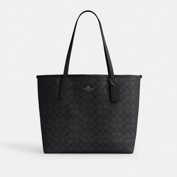 Coach City Tote Bag In Signature Canvas Preorder