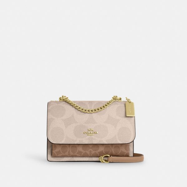 Coach Klare Crossbody Bag In Blocked Signature Canvas Preorder