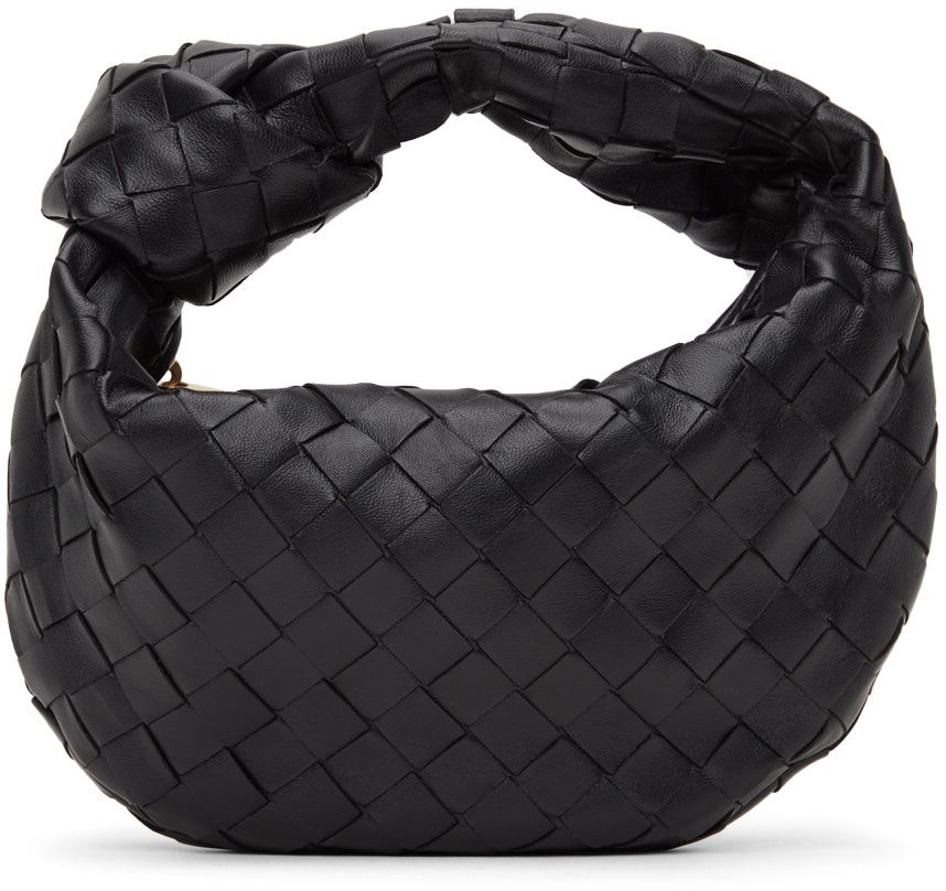 Bottega Veneta Intrecciato woven leather Jodie bag black 2024