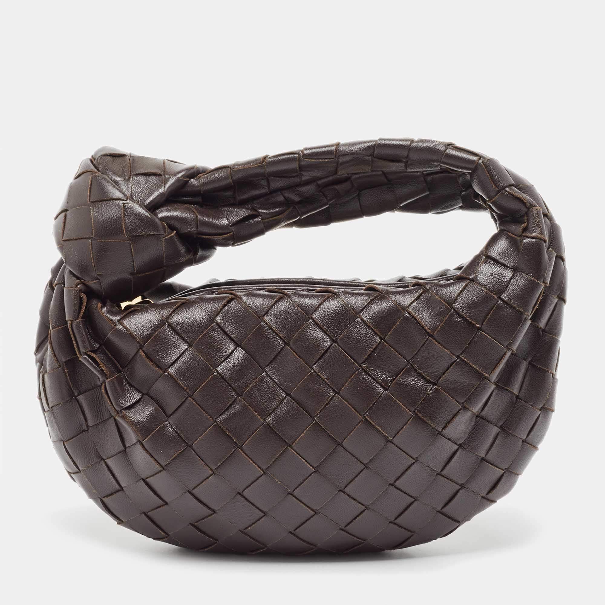Bottega Veneta Jodie Bag Intrecciato Tan Leather 2024