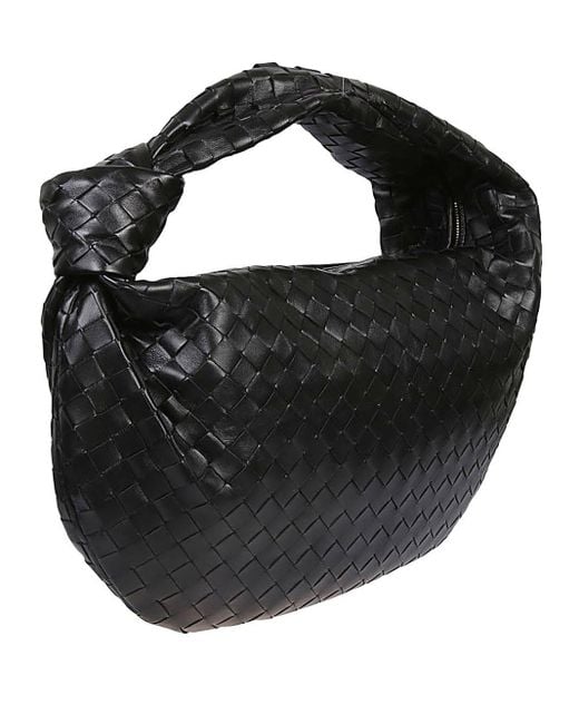 Bottega Veneta Jodie medium black intrecciato nappa leather 2024