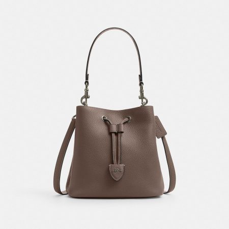 Coach Rowan Bucket Bag Gunmetal/Dark Stone - Preorder