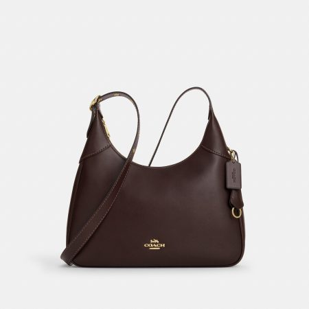 Coach Ella Shoulder Bag Brass/Espresso - Preorder