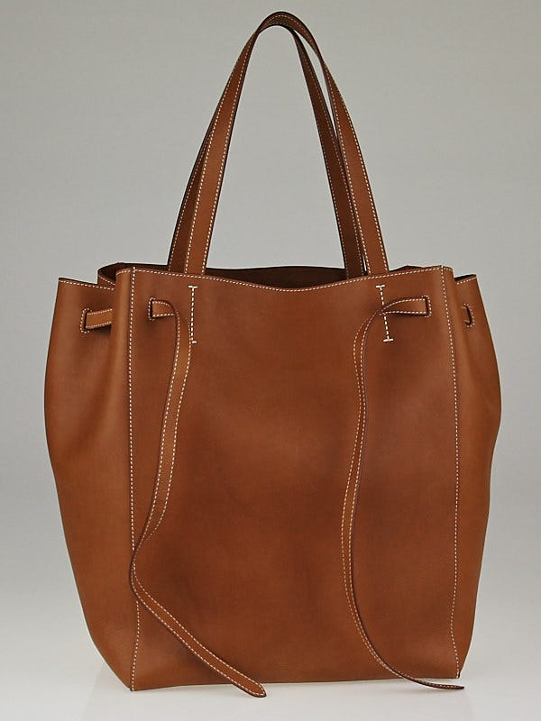 Celine medium cabas phantom tote natural calfskin leather tan 2024