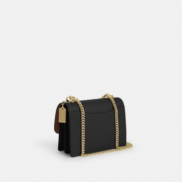 Coach Klare Crossbody Bag In Signature Canvas Brass/Tan/Black Multi back view