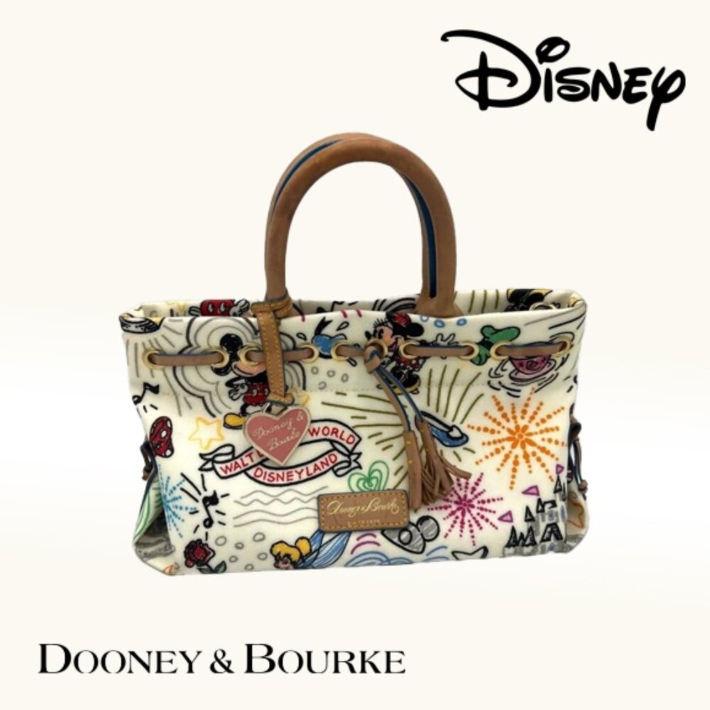 Dooney Bourke Disney Sketch Tote authentic official store receipt USA 2026