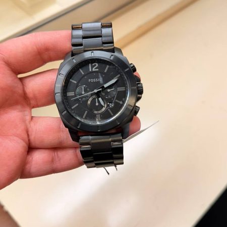 Fossil Privateer Chronograph Black Stainless Steel Watch - Ready Stock US - Ready Stock USA